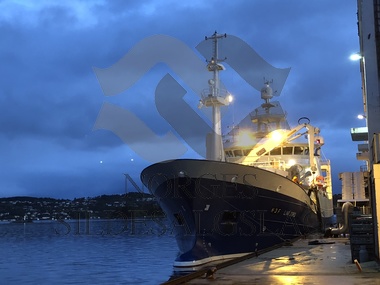 Liafjord på lossing hos Nils sperre 02.10.2018