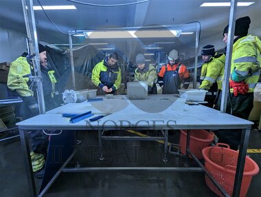 Lodde prøve drill med Rødholmen og Ingrid Mayala 