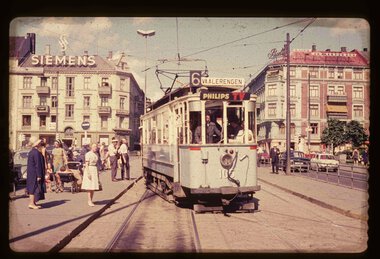 0082 Vogn 105 avgang fra Majorstuen