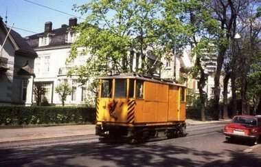 Arbeidsvogn på Drammensveien