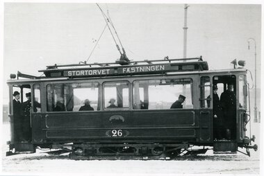 Vogn 26 Stortorvet Fæstningen.	