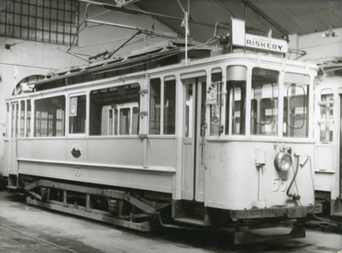 Vogn 55 i Majorstuen vognhall	