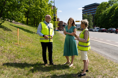 Thor Georg Sælid, Birte Sjule, Sirin Stav på Tøyen