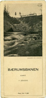 1178	Forside kart Bærumsbanen