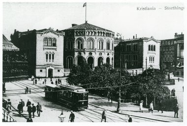 Sporvogner ved Stortinget