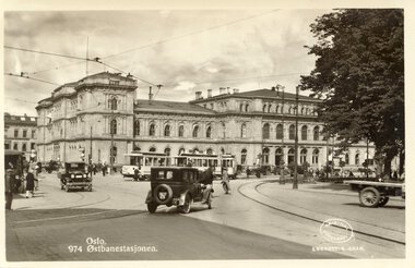 SS-tog Kristian Fredriks plass ca 1930