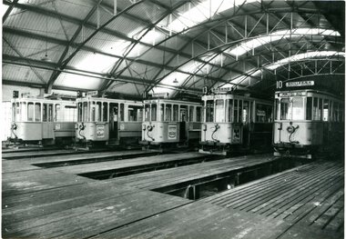 1297	Interiør Sagene vognhall.