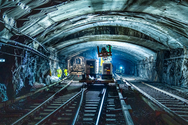 Tunellarbeid mellom Carl Berners plass og Tøyen