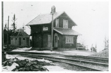 Lillevann stasjon ukjent årstall.