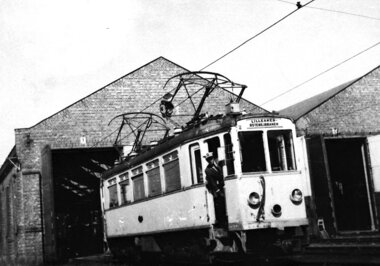 A-vogn foran Avløs vognhall