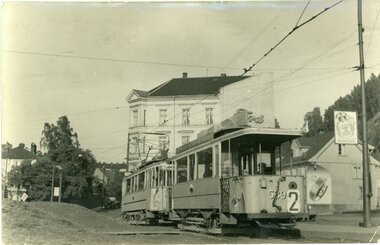 0958	Henger 539 i Gamlebyen sløyfe.