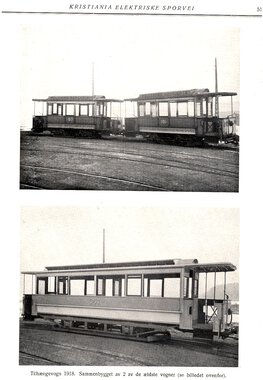 Fra jubileumsboken til Kristiania Elektriske Sporvei
