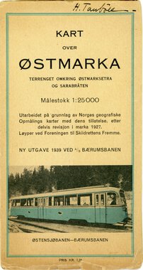 1176	Forside Kart over Østmarka