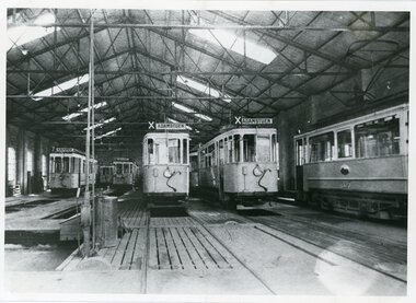 Interiørt Homansby vognhall