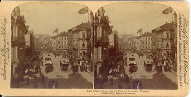 Stereokort fra Karl Johans gate