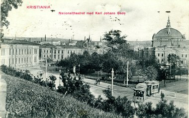 1262	Vogn 173 ved Nationaltheatret