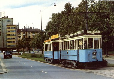 1556	Hawa-tog i Kirkeveien på 1950-tallet