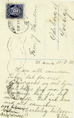 Tekst til postkort fra Torshov