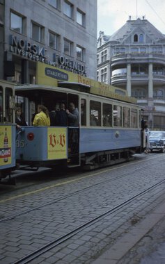 Gammel tilhenger i Stortingsgata