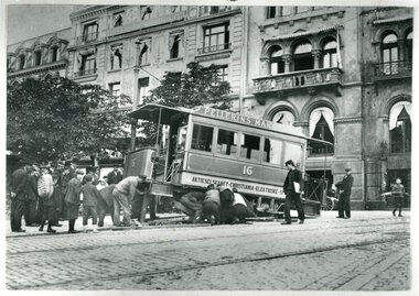 Akselbrudd KES vogn 16 Akersgata