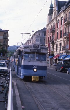 Svenskevogn 266 i Valkyriegata.