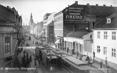 1916 eller 1917	Ss-vogn 79 (skabo1913) på linje 4 som vogn 6 på linjen