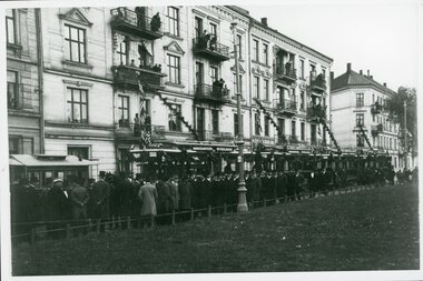 Elektrifiseringen .1899 Lassons gate