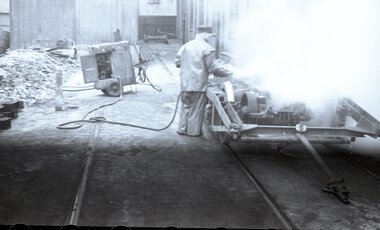 Understellsvask ved Homansby vognhall 8