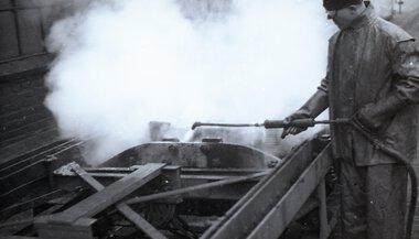 Understellsvask ved Homansby vognhall 6