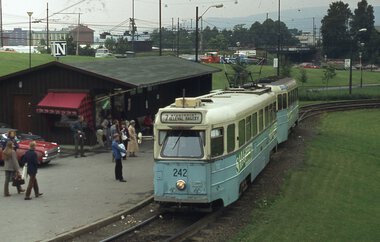 Vogn 242 i Muselunden på Sinsen