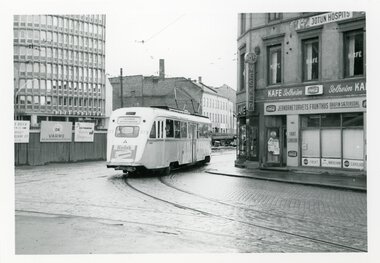 Gullfisk 177 mot Bøler inn Vognmannsgata påsken 1965