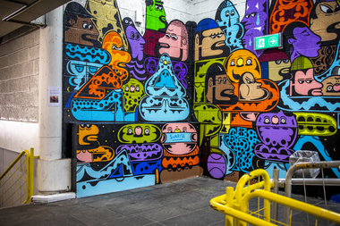 Åpning av ny kunstvegg på Trosterud