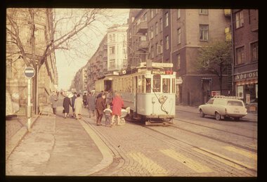 0113		Vogn 130 ved Stensgata stoppested i Thereses gate