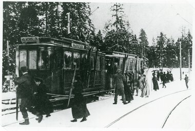 Avstigning på Holmenkollen