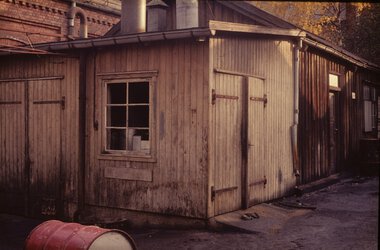 Skur ved Homansby vognhall