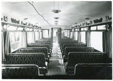 Interiør ombygget A-vogn