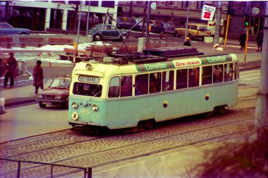 B-vogn 185 på Drammensveien