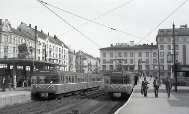 Majorstuen vognene 1307 og 1315.	