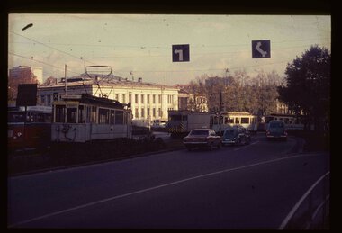 Transport av korntrikk på Drammensveien 1967