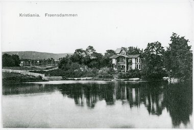 Frøensdammen før gjenfylling S/Hv