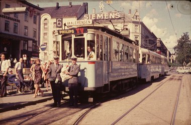 Siste trikk til Vaalerengen i 1968