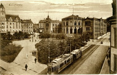 1655 Eidsvolds plass med Stortinget