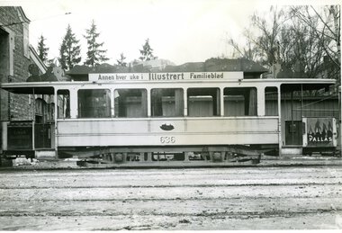 Vogn ved Torshov vognhall 1943