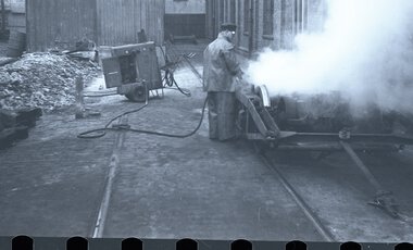 Understellsvask ved Homansby vognhall 7