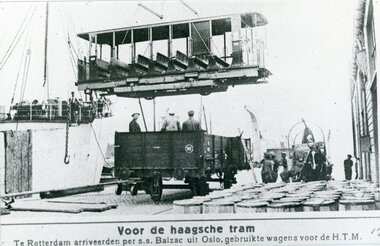 Lossing av sommerhenger i Rotterdam 1925