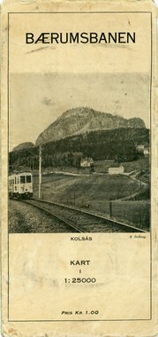 1179  Forside kart Bærumsbanen