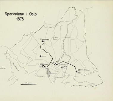 Sporveisnettet i 1875