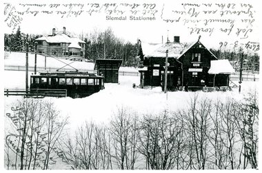 Slemdal stasjon i 1905