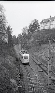 Lilleakerbanen rett før Ullern
