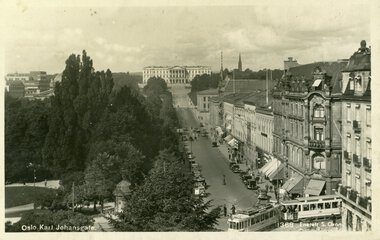 Karl Johans gate Osloutstillingen «Vi kan 1938»	